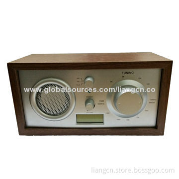 2014 hot selling FM/AM wooden radio with high sensitivity
